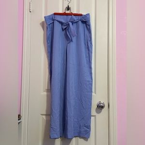 Ann Taylor Blue Wide Leg Pants